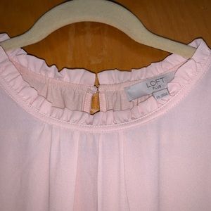 Soft pink Loft sleeveless too